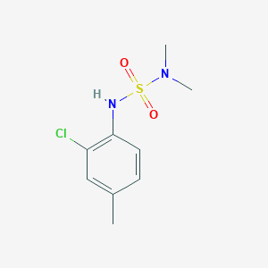 molecular formula C9H13ClN2O2S B4485930 [(2-Chloro-4-methylphenyl)sulfamoyl]dimethylamine CAS No. 1018154-46-5