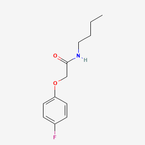 molecular formula C12H16FNO2 B4486078 N-butyl-2-(4-fluorophenoxy)acetamide 