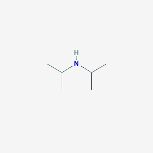 molecular formula C6H15N<br>CH3CH(CH3)NHCH(CH3)CH3<br>C6H15N B044863 Diisopropylamine CAS No. 108-18-9