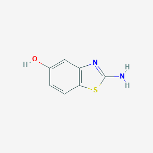molecular formula C7H6N2OS B044870 2-Aminobenzo[D]thiazol-5-OL CAS No. 118526-19-5
