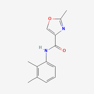 molecular formula C13H14N2O2 B4487386 N-(2,3-dimethylphenyl)-2-methyl-1,3-oxazole-4-carboxamide 