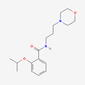 molecular formula C17H26N2O3 B4487458 N-[3-(morpholin-4-yl)propyl]-2-(propan-2-yloxy)benzamide 