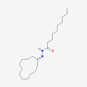 molecular formula C22H42N2O B448758 N'-cyclododecylidenedecanohydrazide 
