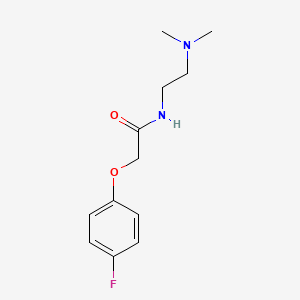 molecular formula C12H17FN2O2 B4487666 N-[2-(dimethylamino)ethyl]-2-(4-fluorophenoxy)acetamide 