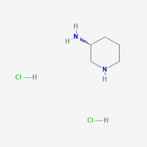 molecular formula C5H14Cl2N2 B044878 (R)-3-Aminopiperidine dihydrochloride CAS No. 334618-23-4