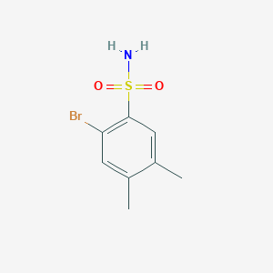 molecular formula C8H10BrNO2S B4488373 2-bromo-4,5-dimethylbenzenesulfonamide 
