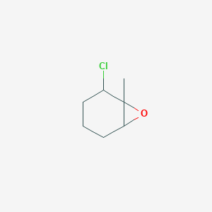 molecular formula C7H11ClO B044884 2-Chloro-1-methyl-7-oxabicyclo[4.1.0]heptane CAS No. 116342-07-5