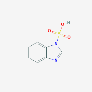 molecular formula C7H6N2O3S B044887 1h-Benzimidazole-1-sulfonic acid CAS No. 114389-46-7