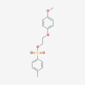 molecular formula C16H18O5S B044888 p-Toluenesulfonic acid 2-(4-methoxyphenoxy)ethyl ester CAS No. 115951-32-1