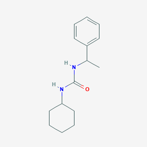 molecular formula C15H22N2O B448918 N-cyclohexyl-N'-(1-phenylethyl)urea 