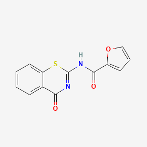 molecular formula C13H8N2O3S B4489575 N-(4-oxo-4H-1,3-benzothiazin-2-yl)-2-furamide 