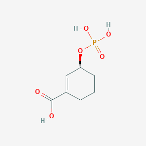 (3S)-3-phosphonooxycyclohexene-1-carboxylic acid