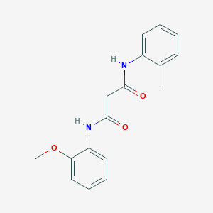 molecular formula C17H18N2O3 B4489911 N-(2-methoxyphenyl)-N'-(2-methylphenyl)malonamide 