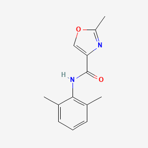 molecular formula C13H14N2O2 B4489979 N-(2,6-dimethylphenyl)-2-methyl-1,3-oxazole-4-carboxamide 