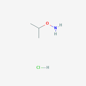 molecular formula C3H10ClNO B044903 O-Isopropylhydroxylamine hydrochloride CAS No. 4490-81-7
