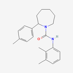 molecular formula C22H28N2O B4491576 N-(2,3-dimethylphenyl)-2-(4-methylphenyl)azepane-1-carboxamide 