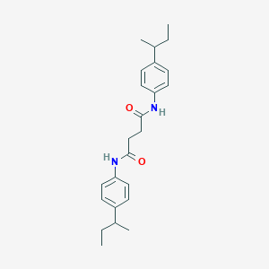 molecular formula C24H32N2O2 B449179 N,N'-bis(4-sec-butylphenyl)butanediamide 
