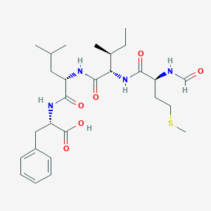 molecular formula C27H42N4O6S B044918 Chemotactic tetrapeptide CAS No. 112275-27-1