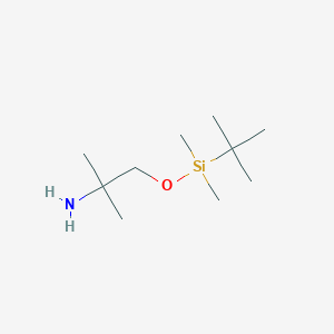 B044924 1-(Tert-butyldimethylsilyloxy)-2-methylpropan-2-amine CAS No. 117460-98-7