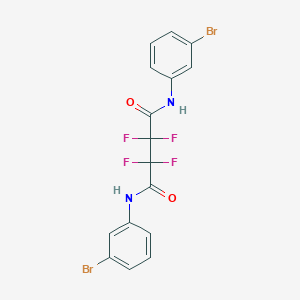 molecular formula C16H10Br2F4N2O2 B449266 N,N'-bis(3-bromophenyl)-2,2,3,3-tetrafluorobutanediamide 