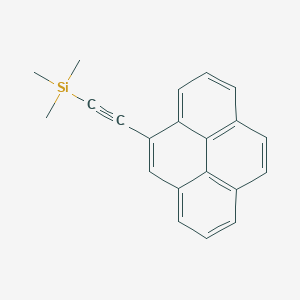 B044930 4-[2-(Trimethylsilyl)ethynyl]pyrene CAS No. 600168-40-9
