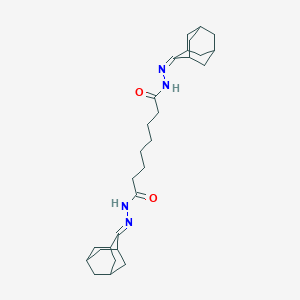 molecular formula C28H42N4O2 B449303 N'~1~,N'~8~-ditricyclo[3.3.1.1~3,7~]dec-2-ylideneoctanedihydrazide 