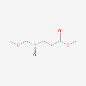 molecular formula C6H12O4P+ B044936 (Methoxymethyl)(3-methoxy-3-oxopropyl)oxophosphanium CAS No. 15090-26-3