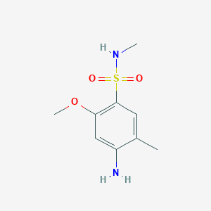 4-Amino-N,3-dimethyl-6-methoxybenzenesulfonamide