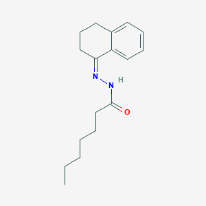 molecular formula C17H24N2O B449395 N'-[(1Z)-3,4-dihydronaphthalen-1(2H)-ylidene]heptanehydrazide 