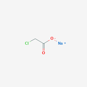 molecular formula C2H2ClO2Na<br>C2H2ClNaO2 B044945 Sodium chloroacetate CAS No. 3926-62-3