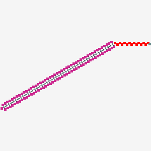 molecular formula C47HF95O15 B044946 Perfluoro(pentadecaoxypropylene)oxyethylene CAS No. 122998-72-5