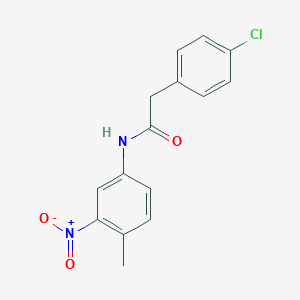 2-(4-chlorophenyl)-N-(4-methyl-3-nitrophenyl)acetamide