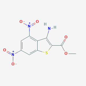 Methyl 3-amino-4,6-dinitro-1-benzothiophene-2-carboxylate