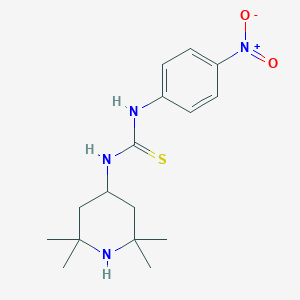 1-(4-Nitrophenyl)-3-(2,2,6,6-tetramethylpiperidin-4-yl)thiourea