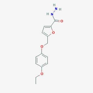 5-[(4-Ethoxyphenoxy)methyl]furan-2-carbohydrazide