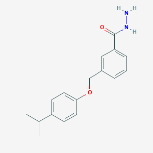 3-[(4-Isopropylphenoxy)methyl]benzohydrazide