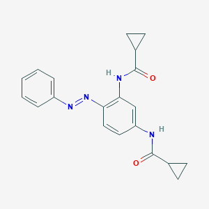 N-[5-[(cyclopropylcarbonyl)amino]-2-(phenyldiazenyl)phenyl]cyclopropanecarboxamide