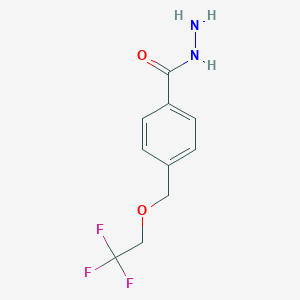4-[(2,2,2-Trifluoroethoxy)methyl]benzohydrazide