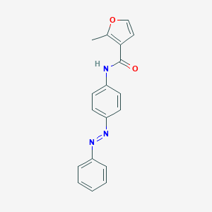 2-methyl-N-[4-(phenyldiazenyl)phenyl]-3-furamide