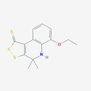 6-ethoxy-4,4-dimethyl-4,5-dihydro-1H-[1,2]dithiolo[3,4-c]quinoline-1-thione
