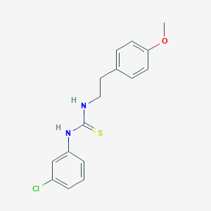 N-(3-chlorophenyl)-N'-[2-(4-methoxyphenyl)ethyl]thiourea