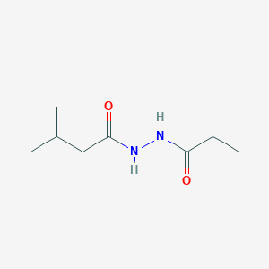 2-methyl-N'-(3-methylbutanoyl)propanohydrazide