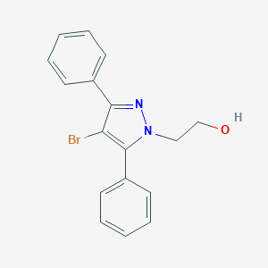 1-(2-Hydroxyethyl)-3,5-diphenyl-4-bromo-1H-pyrazole