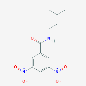 N-(3-methylbutyl)-3,5-dinitrobenzamide