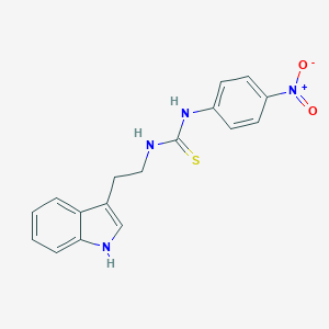 3-[2-(1H-indol-3-yl)ethyl]-1-(4-nitrophenyl)thiourea