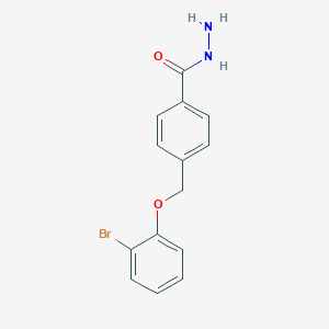 4-[(2-Bromophenoxy)methyl]benzohydrazide