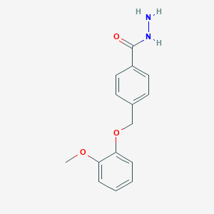 4-[(2-Methoxyphenoxy)methyl]benzohydrazide