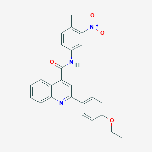 2-(4-ethoxyphenyl)-N-(4-methyl-3-nitrophenyl)quinoline-4-carboxamide