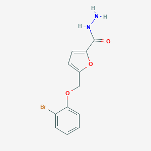 5-[(2-Bromophenoxy)methyl]furan-2-carbohydrazide