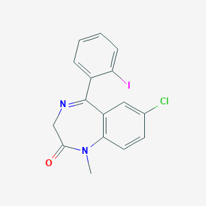 molecular formula C16H12ClIN2O B044959 2'-Iododiazepam CAS No. 123847-23-4